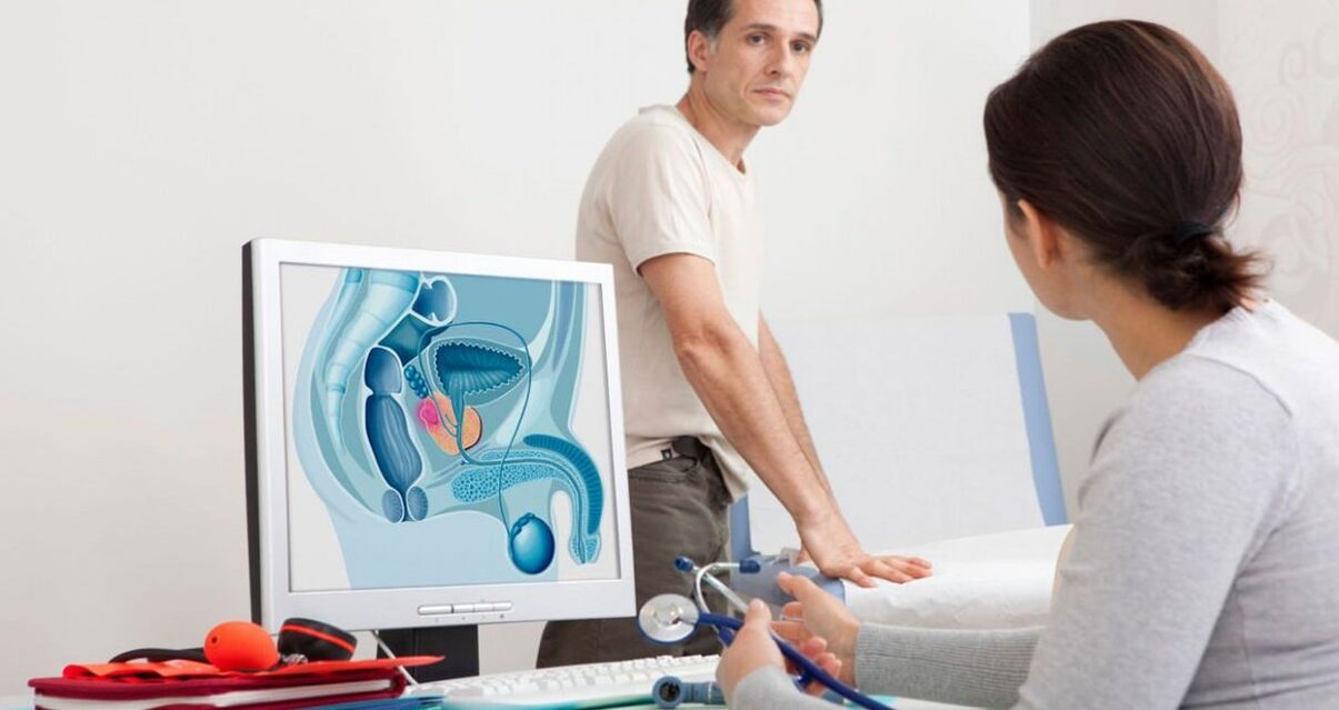 consultazione con un medico per la prostatite